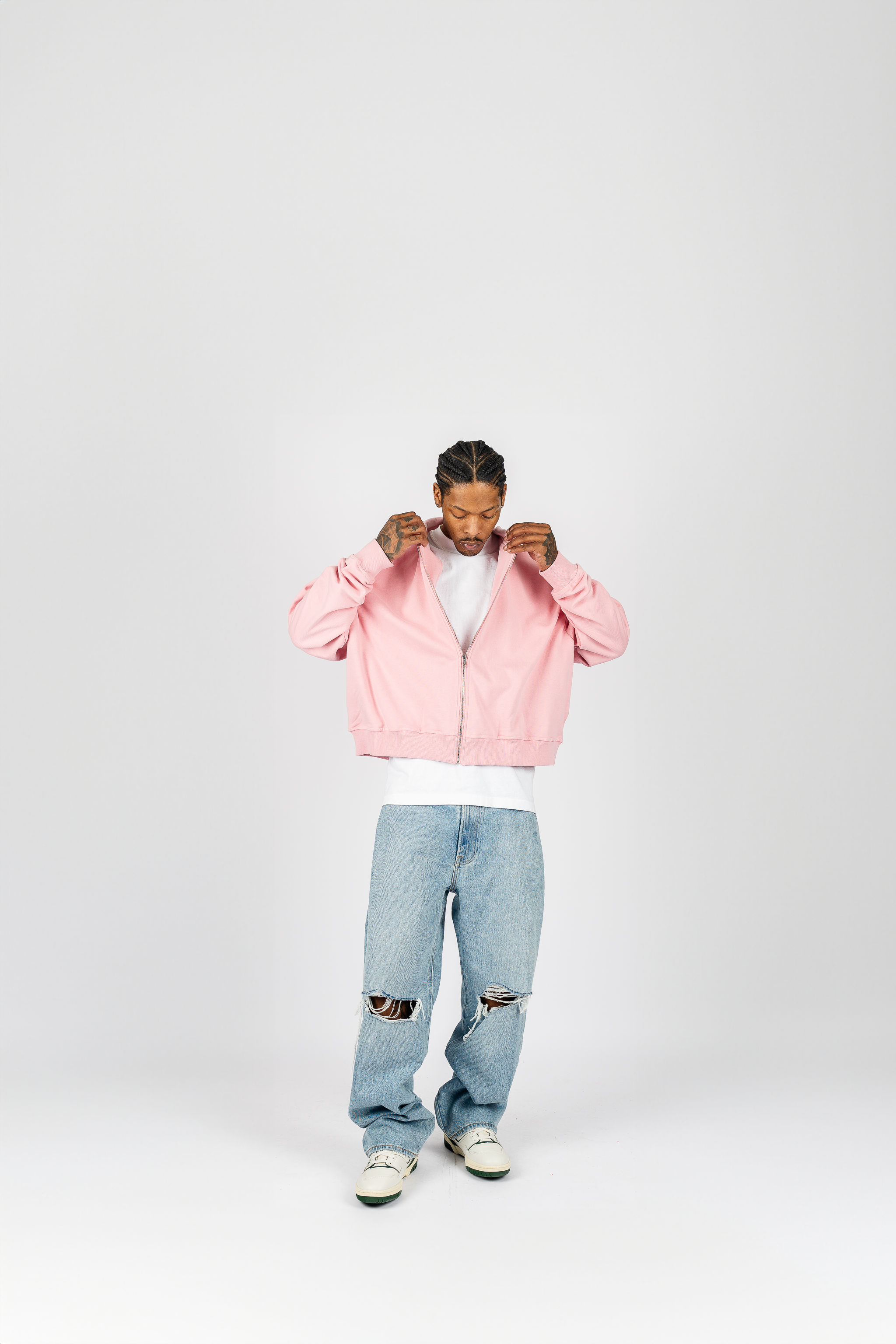 The Label Pastel Stashed Baby Zip Up