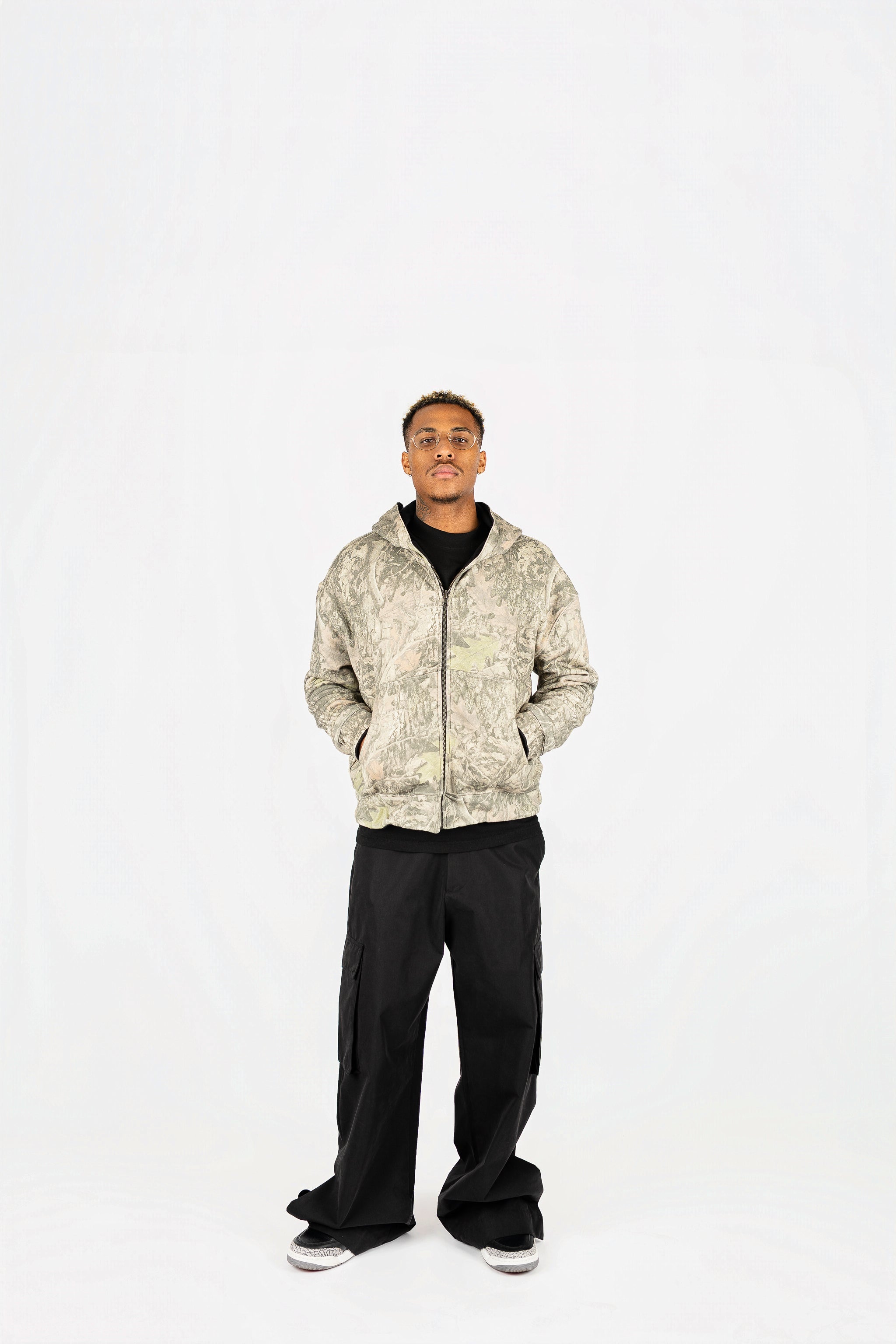 Reversible Camo Zip Up