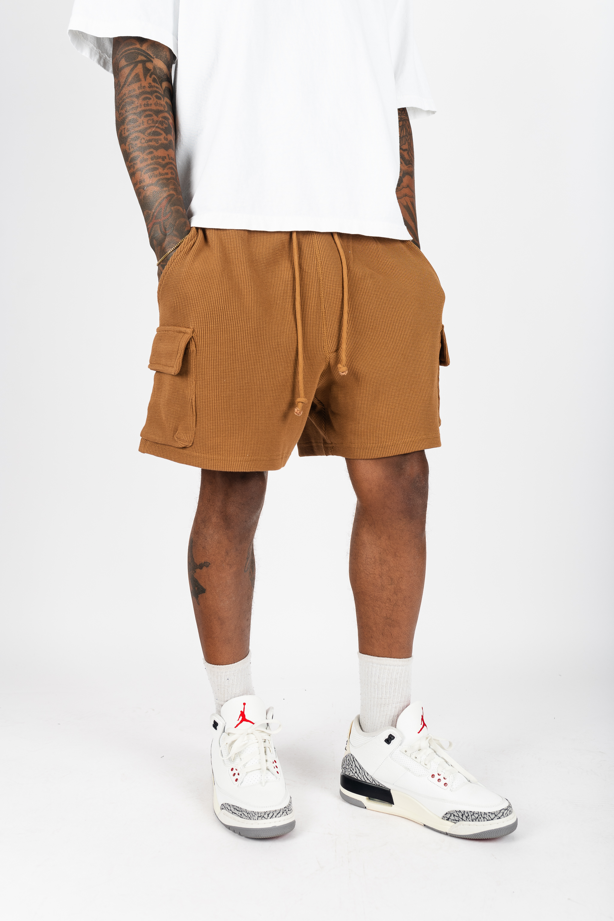 042 Clothing Waffle Knit Shorts