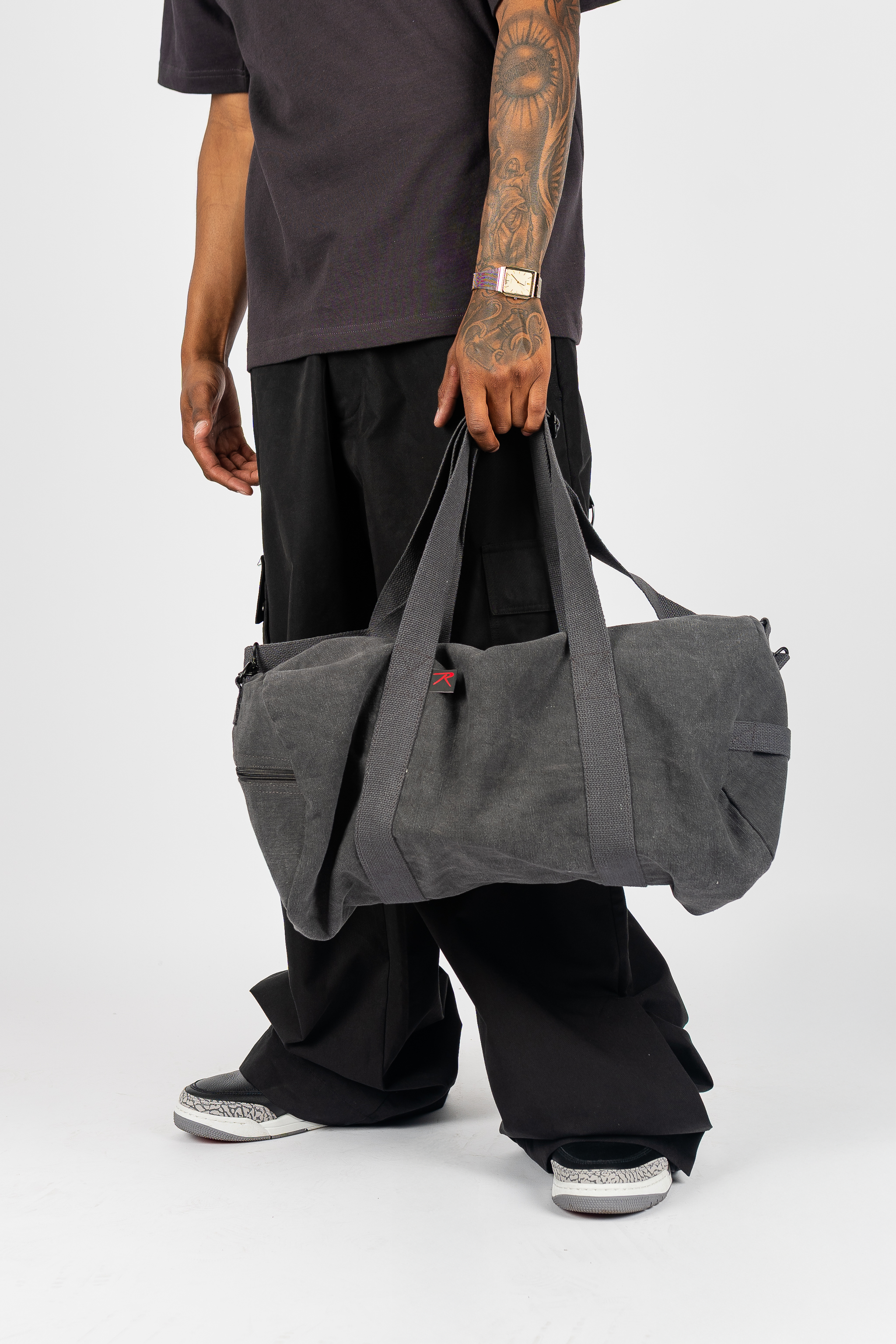 Canvas Shoulder Duffle Bag