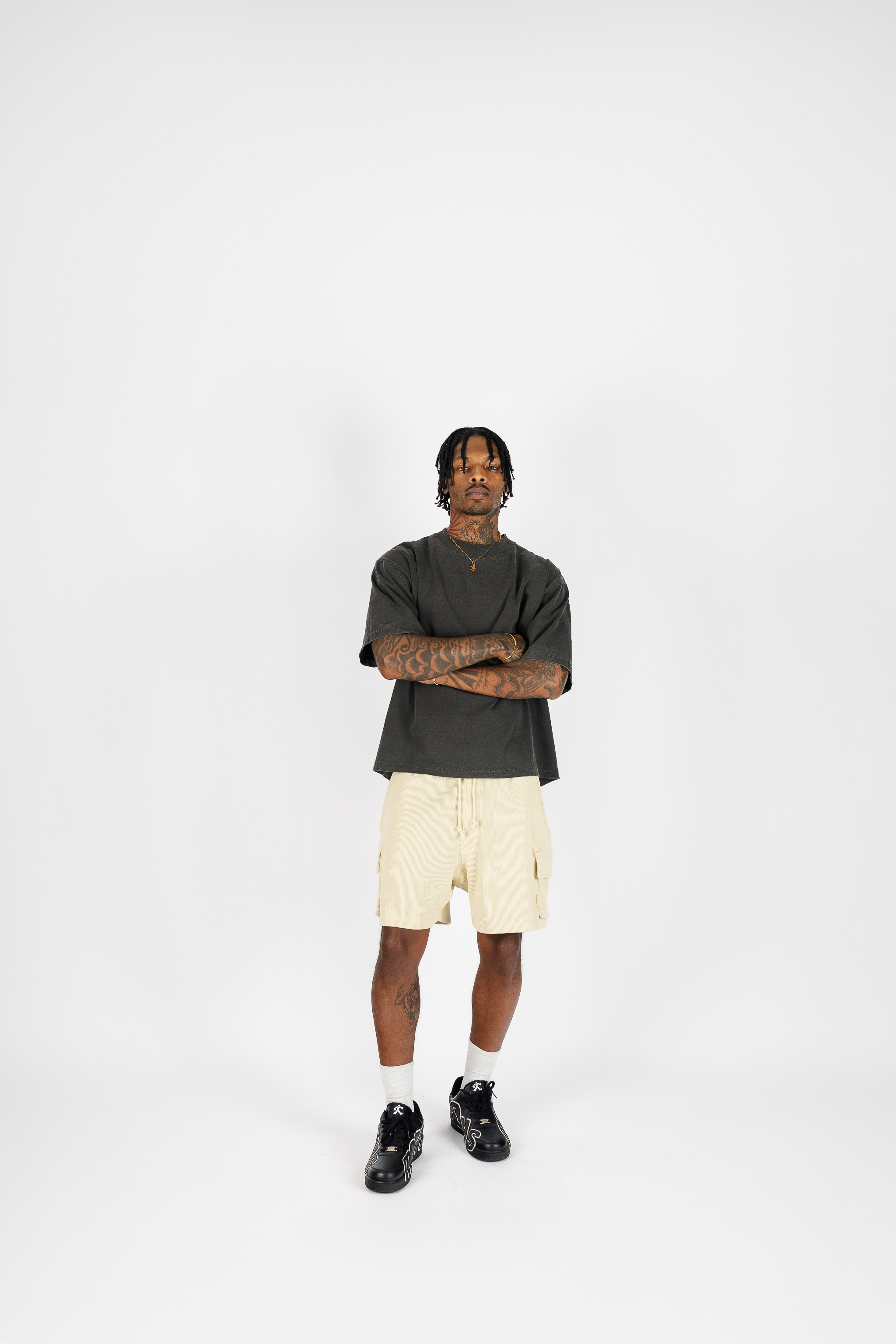 042 Clothing Waffle Knit Shorts