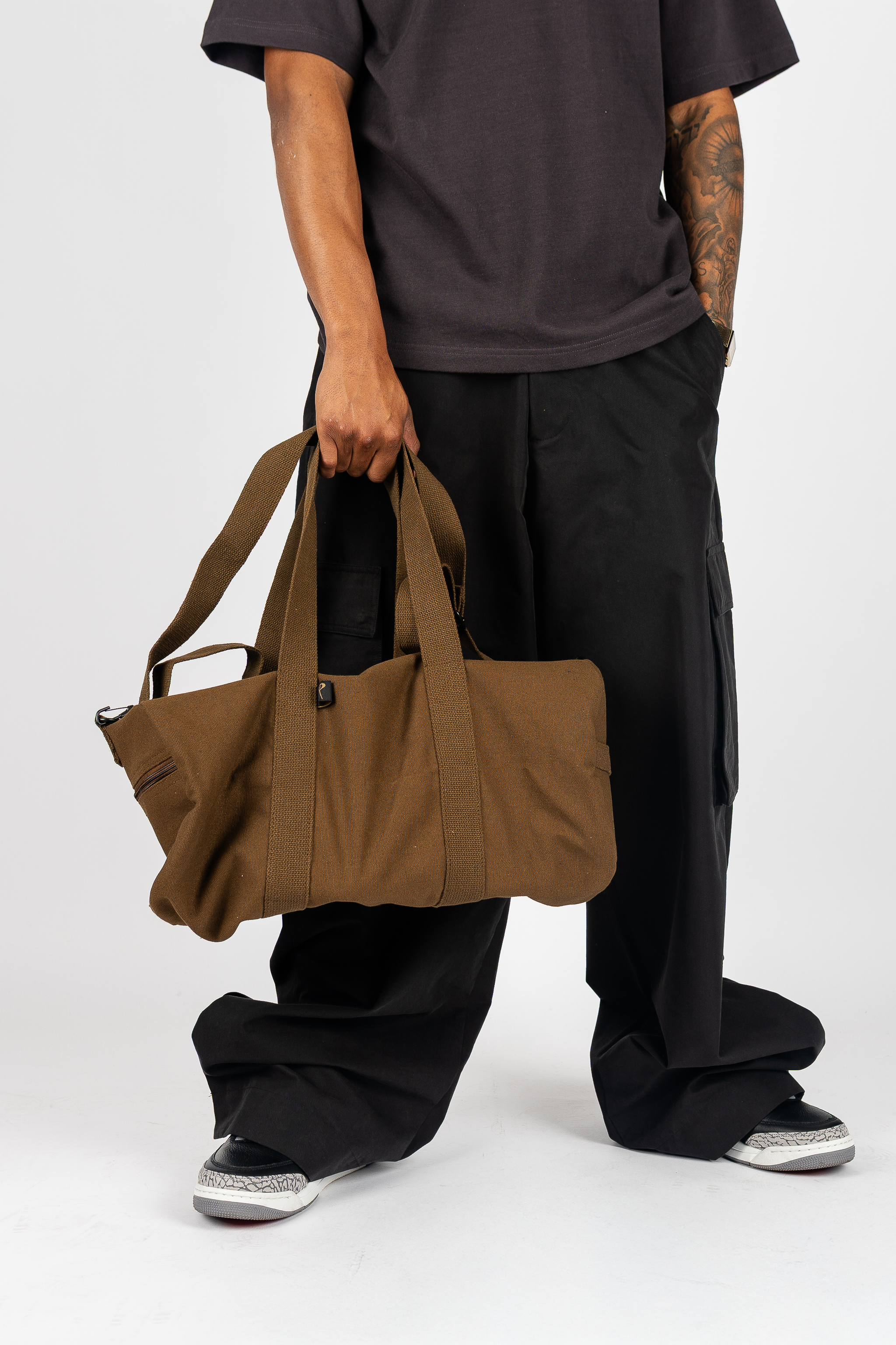 Canvas Shoulder Duffle Bag