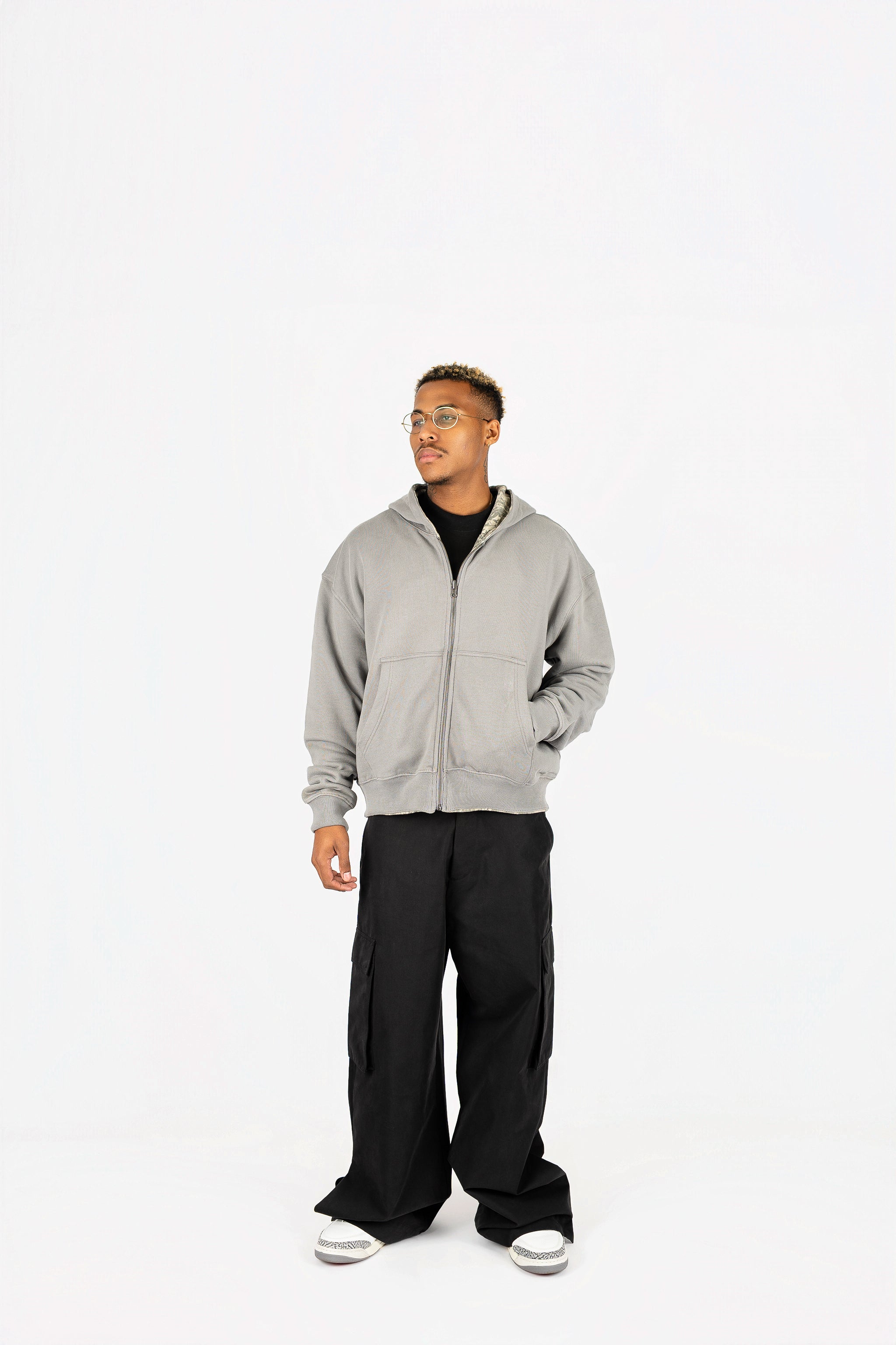 Reversible Camo Zip Up