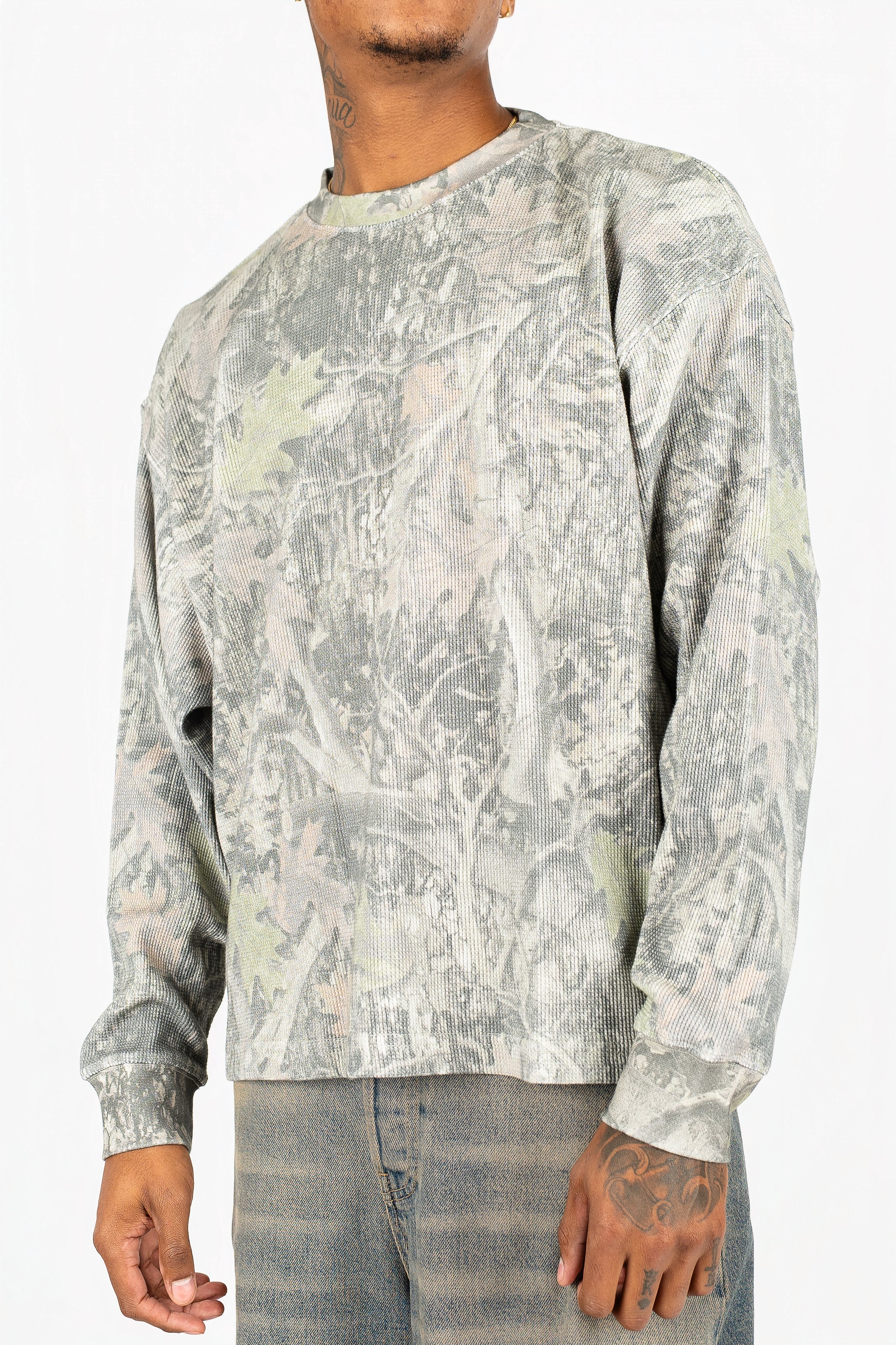 Sun-Dried Baby Waffle Knit Long Sleeve