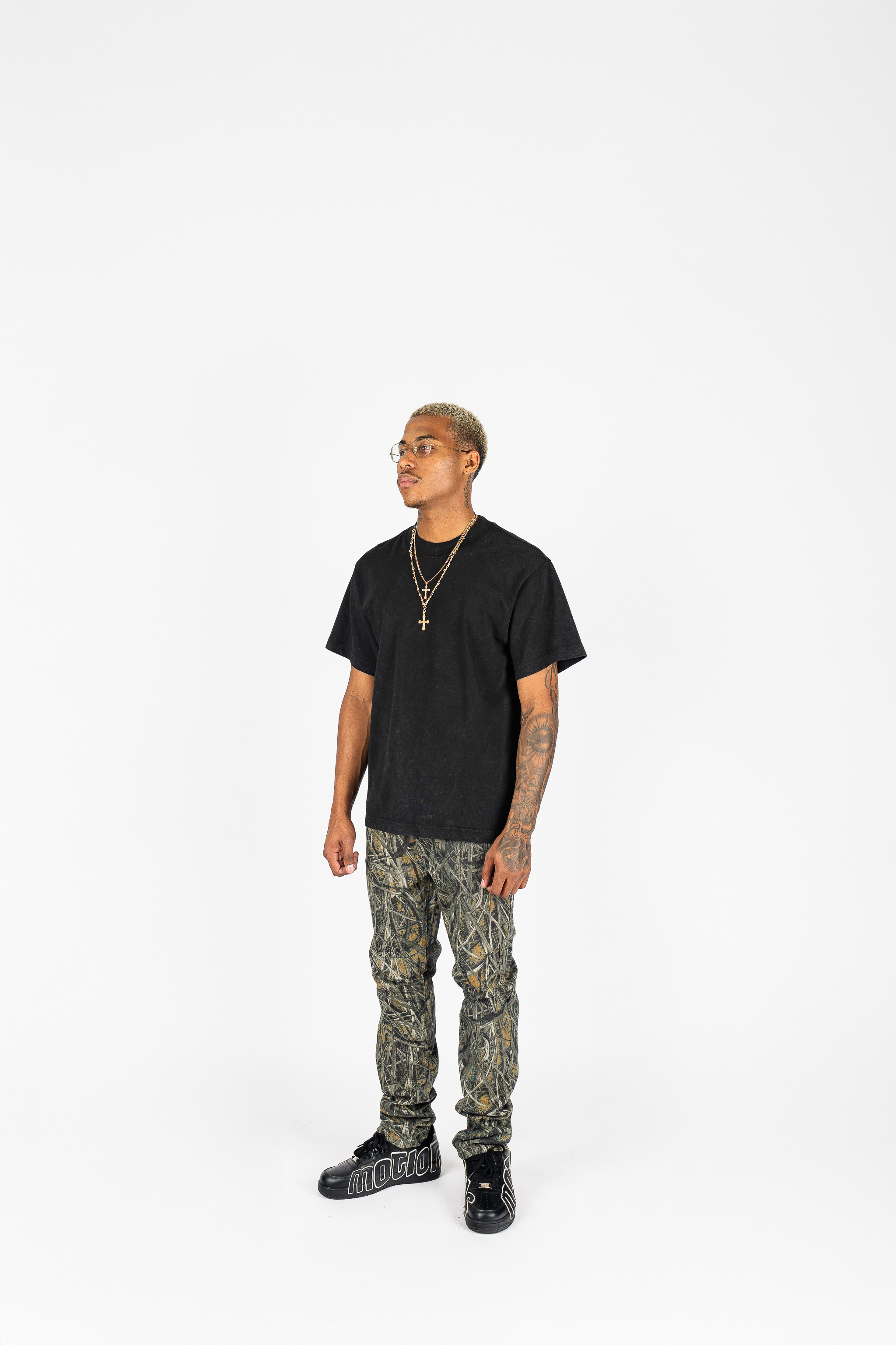 Rebel Minds Camo Slim Fit Pants