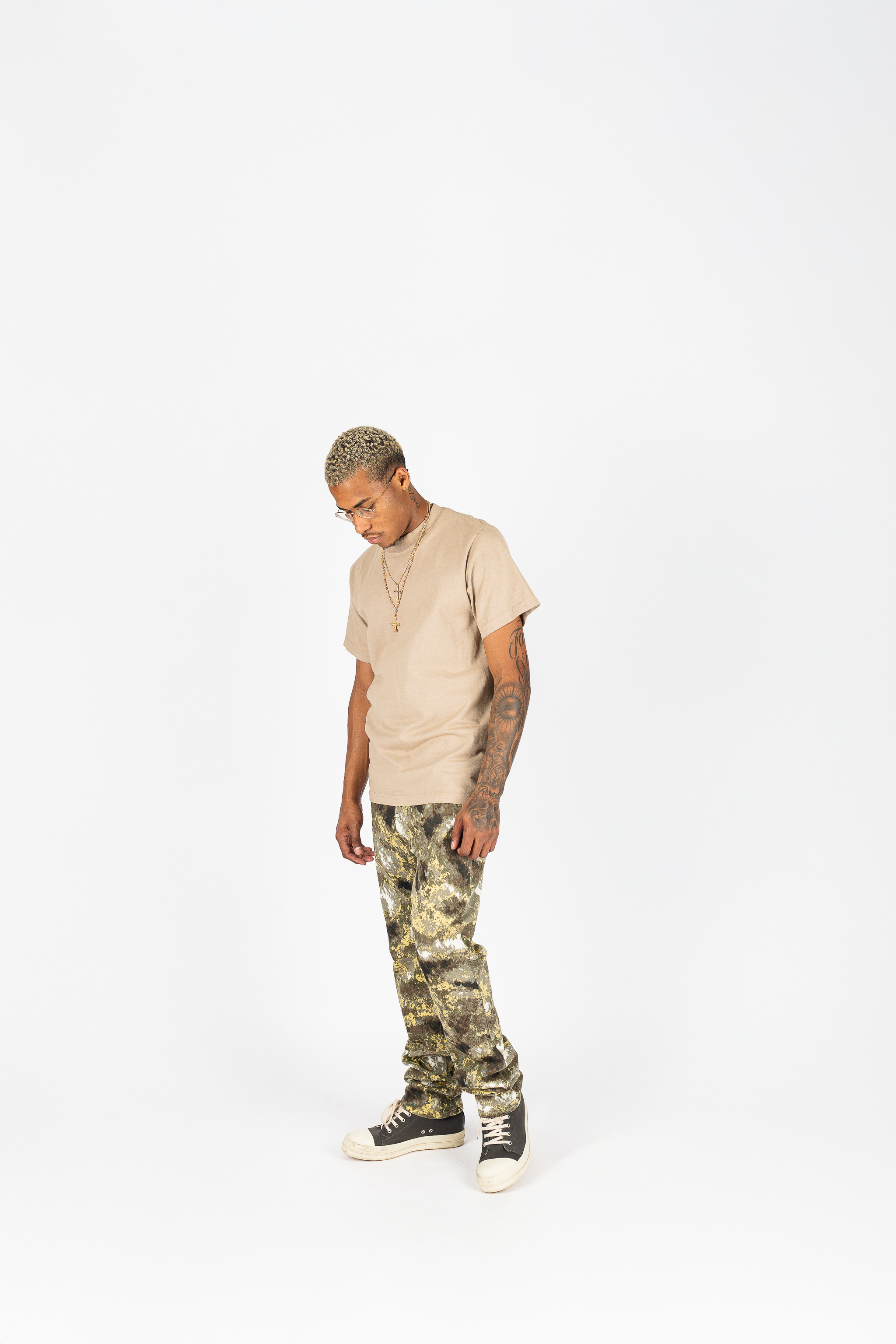 Rebel Minds Camo Straight Fit Pants