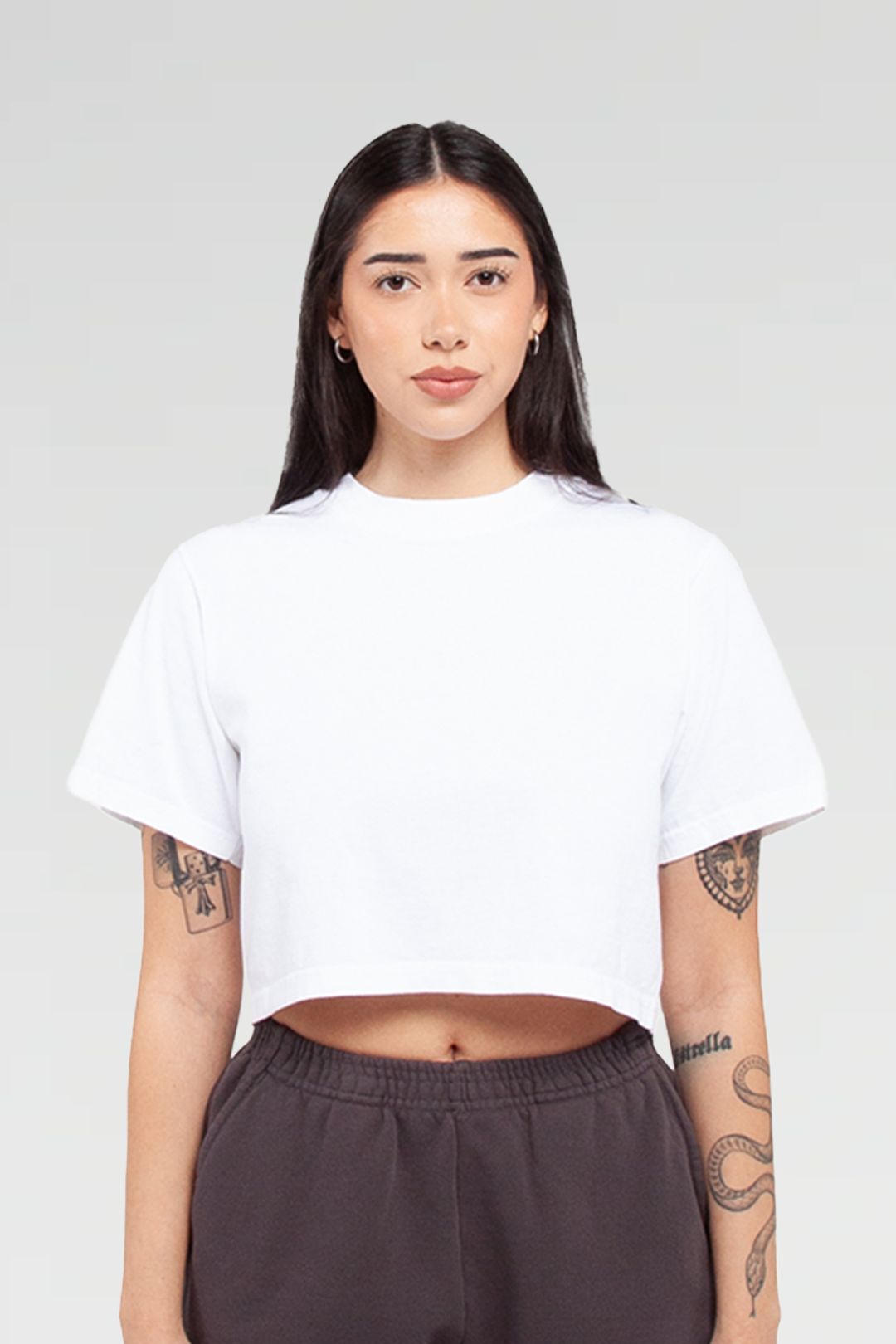 Womens Garment Dye Crop Top